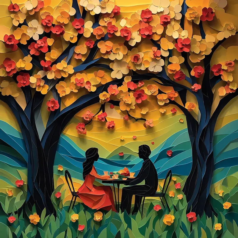 Charming Layered Papercut Scenes