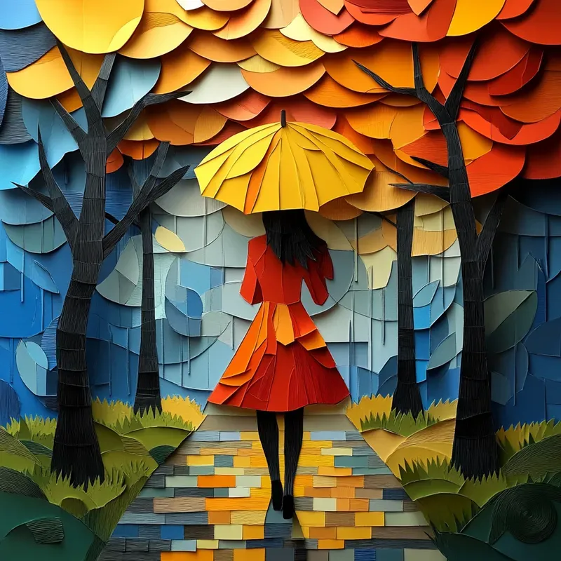 Charming Layered Papercut Scenes