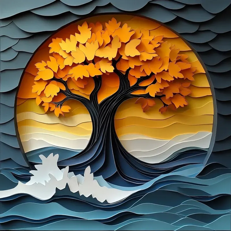 Charming Layered Papercut Scenes