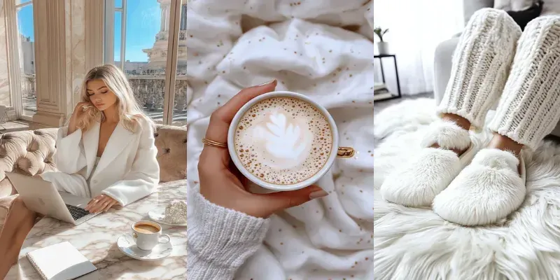 Aesthetic Pinterest Photographs generated by undefined