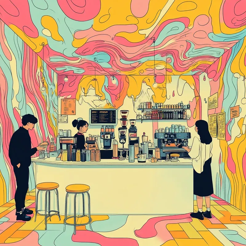 Psychedelic Cosmic Style Dreamscapes