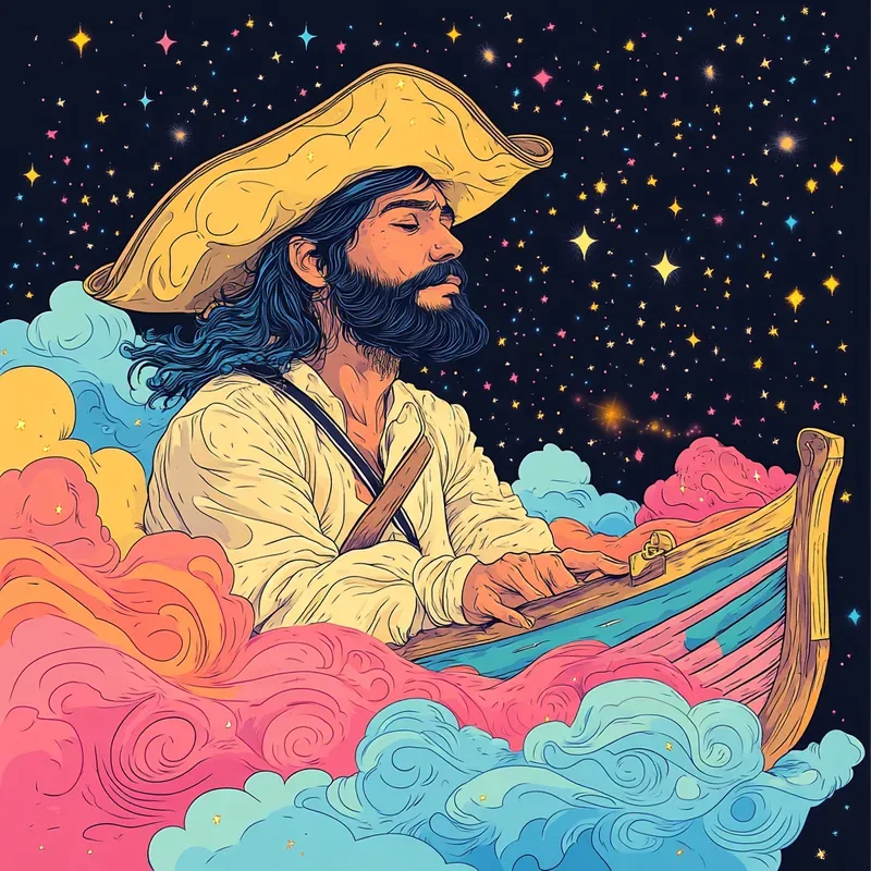 Psychedelic Cosmic Style Dreamscapes