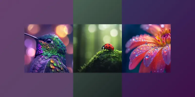 Nature Macro Shot Photographs generated by undefined