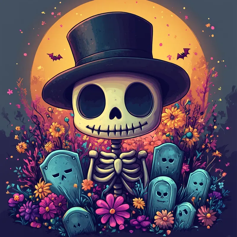 Fun Kawaii Halloween Illustrations