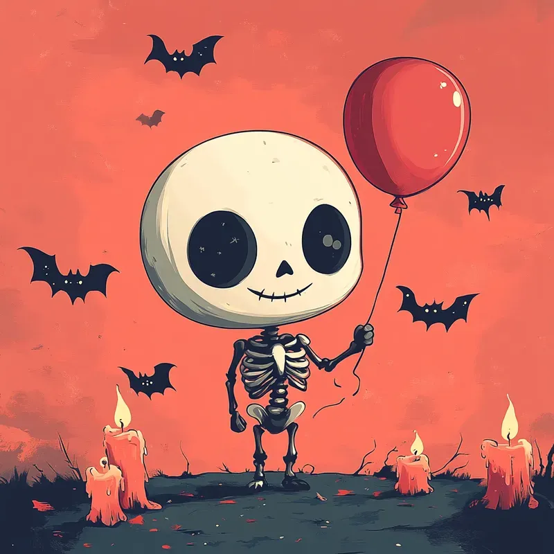 Fun Kawaii Halloween Illustrations