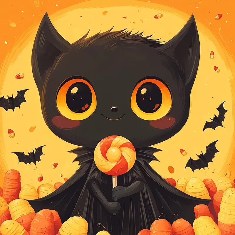 Fun Kawaii Halloween Illustrations
