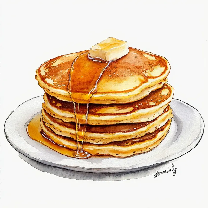 Dessert Illustrations Watercolor Style