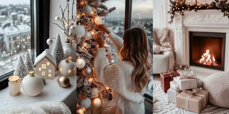 Christmas Aesthetic Social Media Images generated by undefined