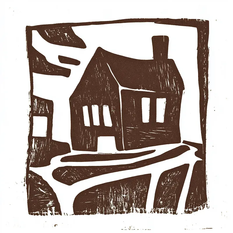 Minimal Linocut Clipart