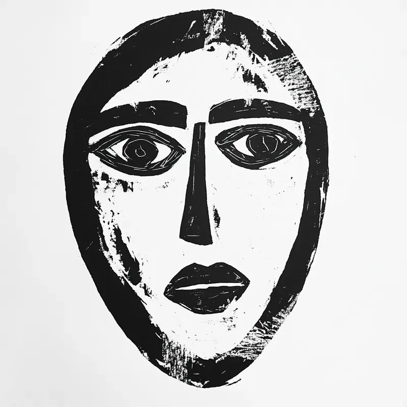 Minimal Linocut Clipart