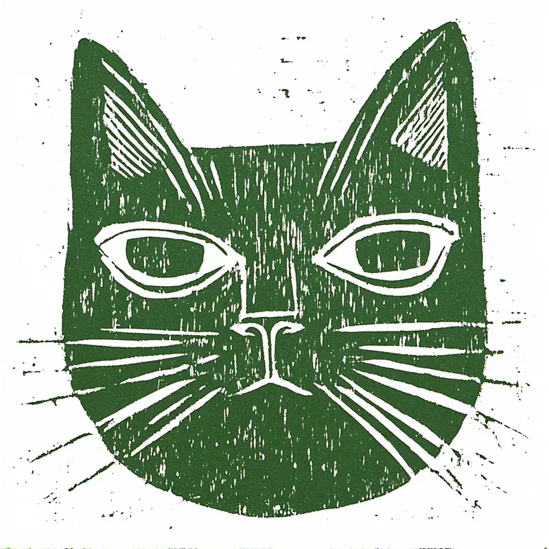 Minimal Linocut Clipart
