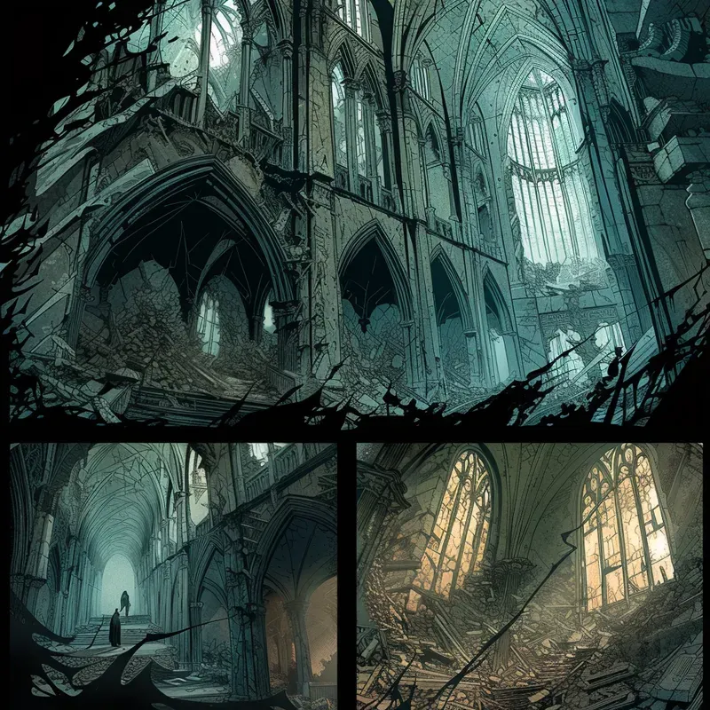 Dark Comic Pages