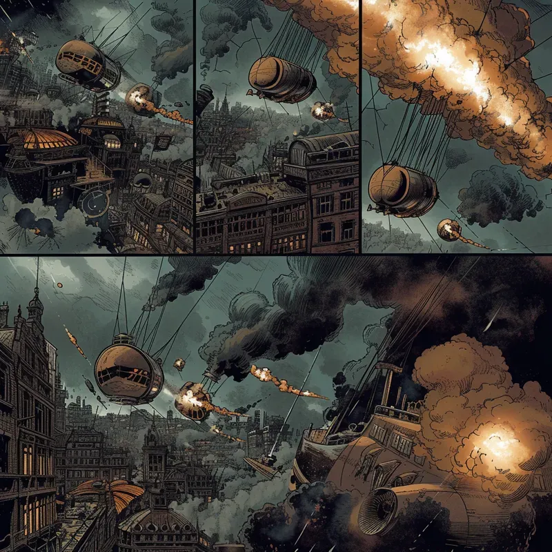 Dark Comic Pages