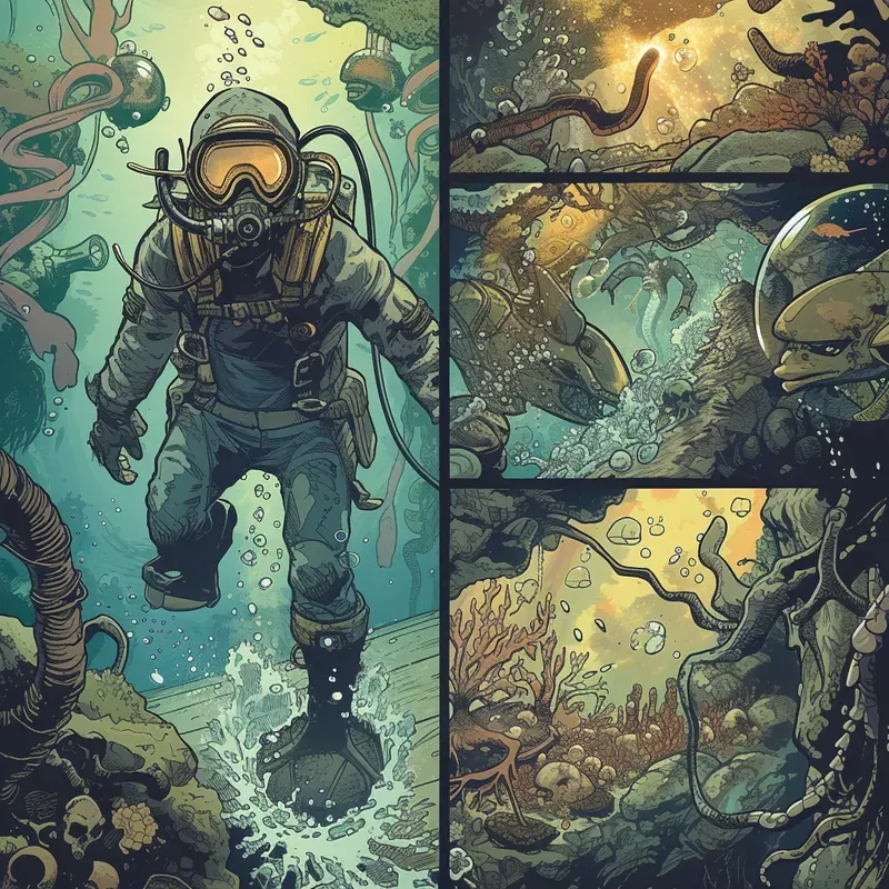 Dark Comic Pages