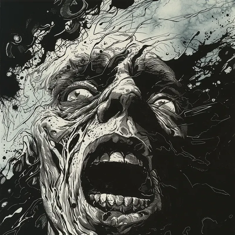 Terror Comic Illustrations