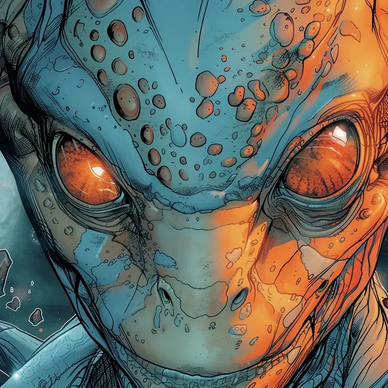 Scifi Comic Illustrations