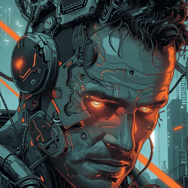 Scifi Comic Illustrations