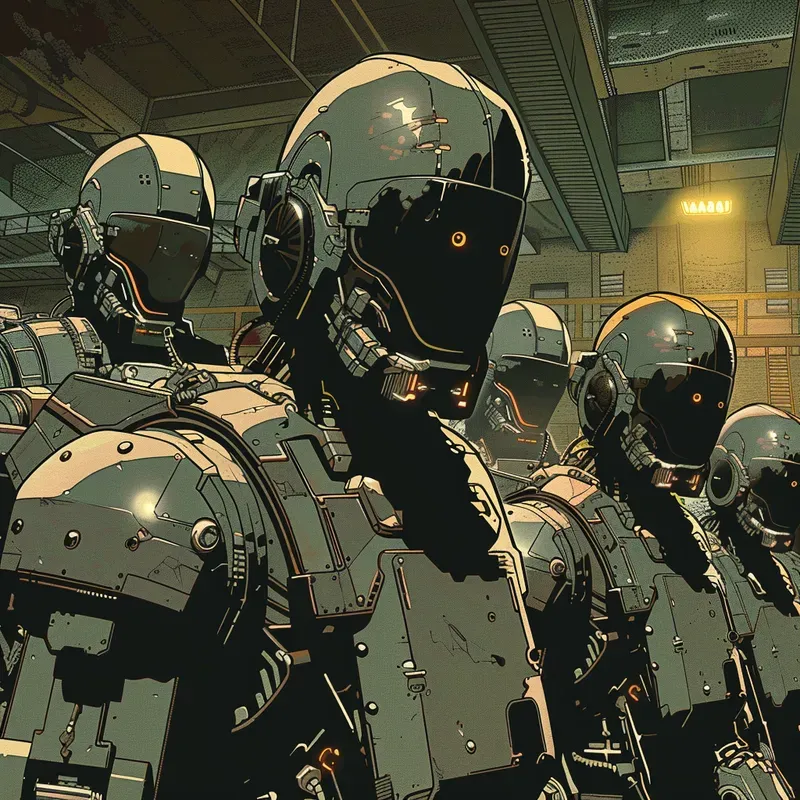 Vibrant Scifi Comic Illustrations