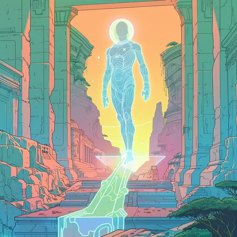 Vibrant Scifi Fantasy Comic Illustrations