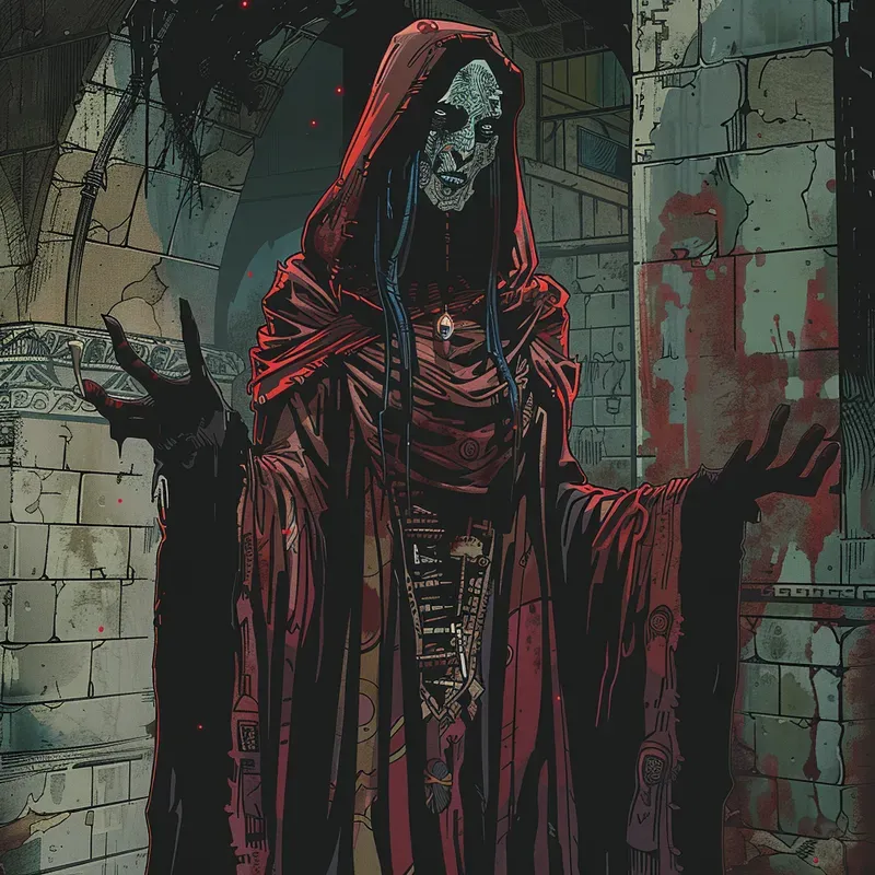 Dark Horror Comic Characters