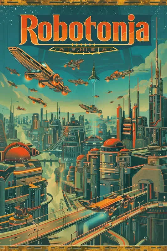 1940s Retro Scifi Posters