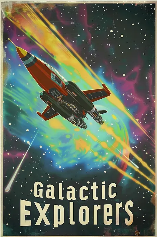 1940s Retro Scifi Posters