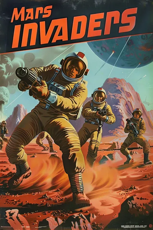 1940s Retro Scifi Posters