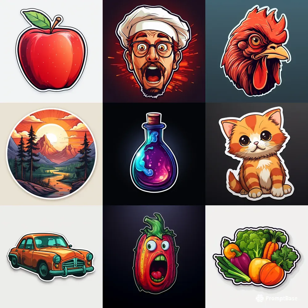 One Click Sticker Clean Stickers