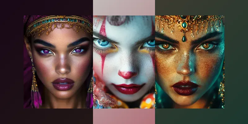 Womens Faces generated by undefined