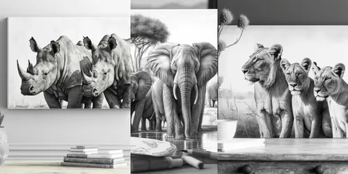 Animal Sketches generated by midjourney