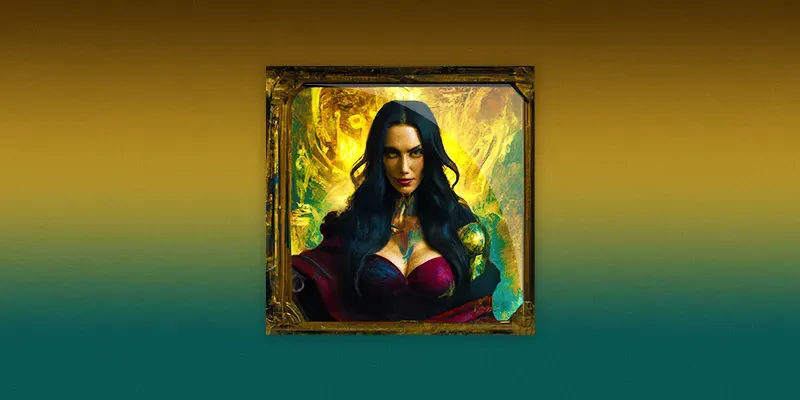 DND Character Portrait - Human Warlock generated by undefined