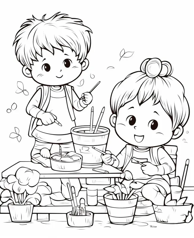 Cute Coloring Pages For Kids Toddlers