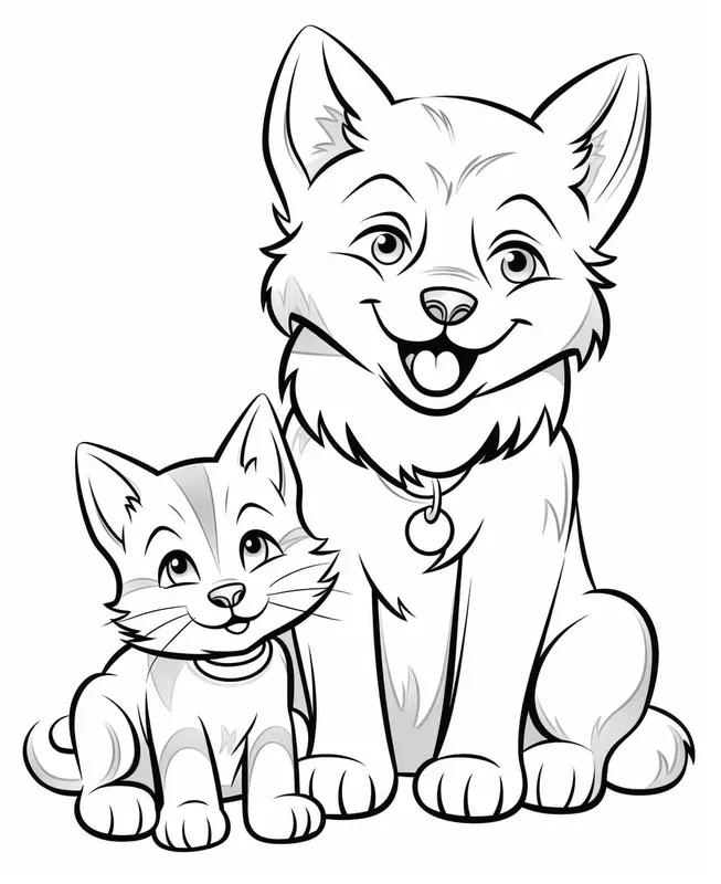 Cute Coloring Pages For Kids Toddlers