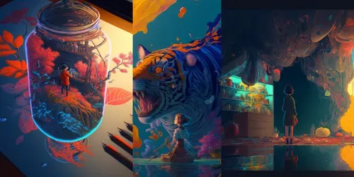 Studio Ghibli Art generated by midjourney