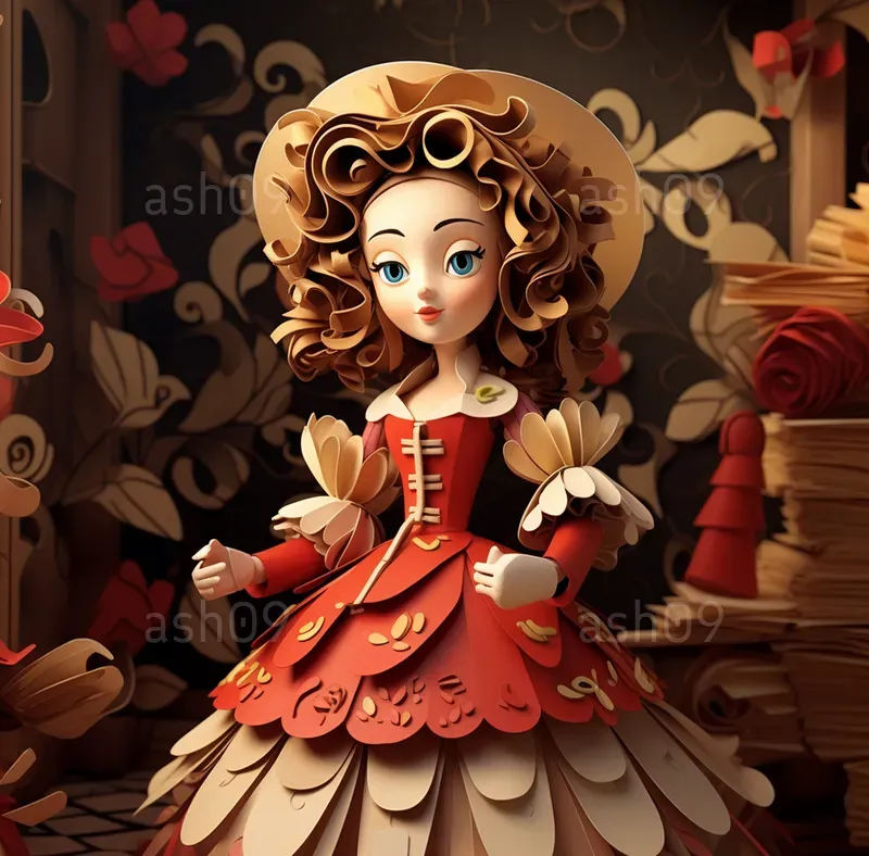 Paper Doll Sculptures