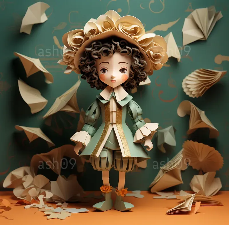 Paper Doll Sculptures
