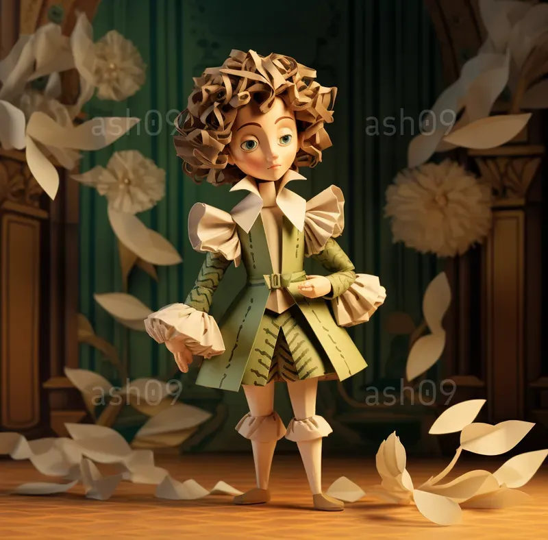 Paper Doll Sculptures