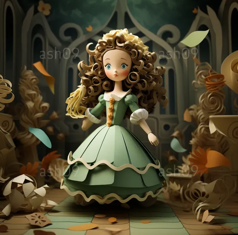 Paper Doll Sculptures