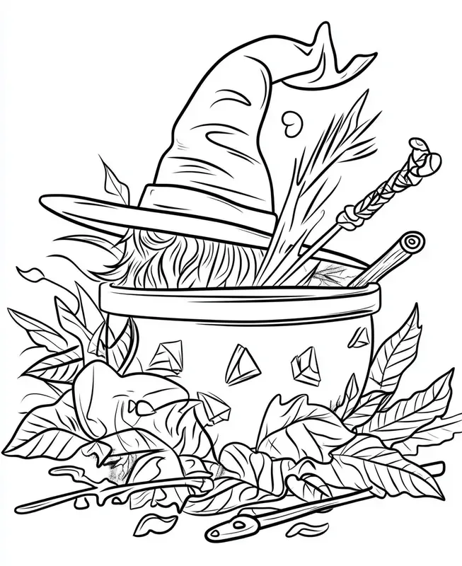 Witchcraft Coloring Books