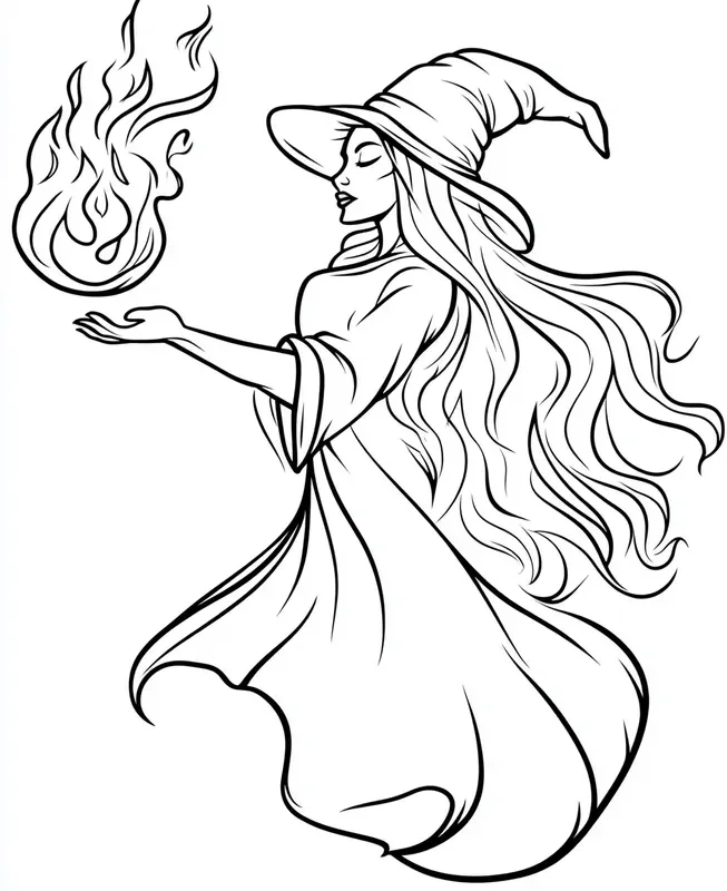 Witchcraft Coloring Books
