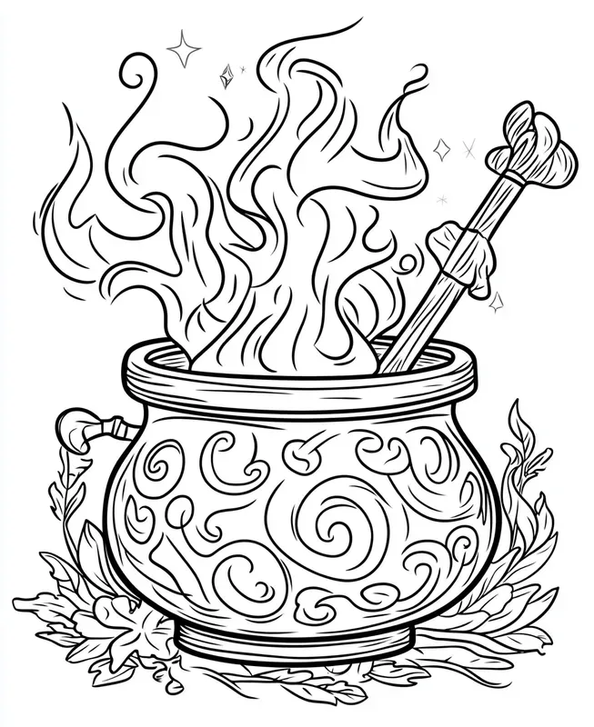 Witchcraft Coloring Books