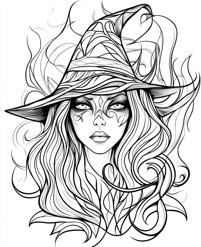 Witchcraft Coloring Books