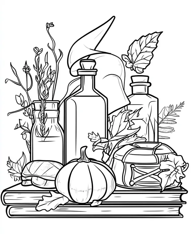 Witchcraft Coloring Books