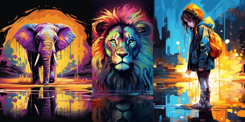 Watercolor Everythings generated by undefined