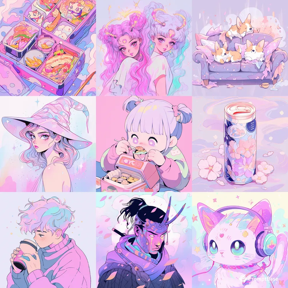 Pastel Y2k Nostalgia Animes
