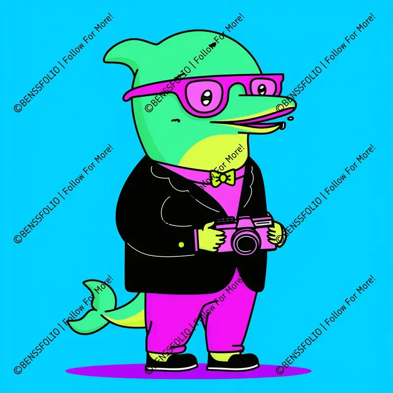 Retro Cartoon Animal Characters