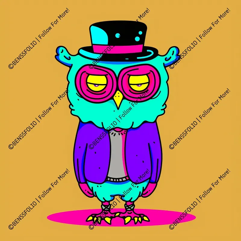 Retro Cartoon Animal Characters