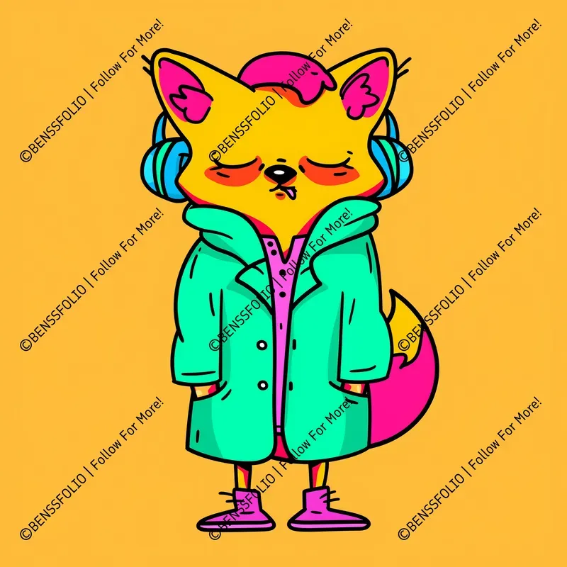 Retro Cartoon Animal Characters
