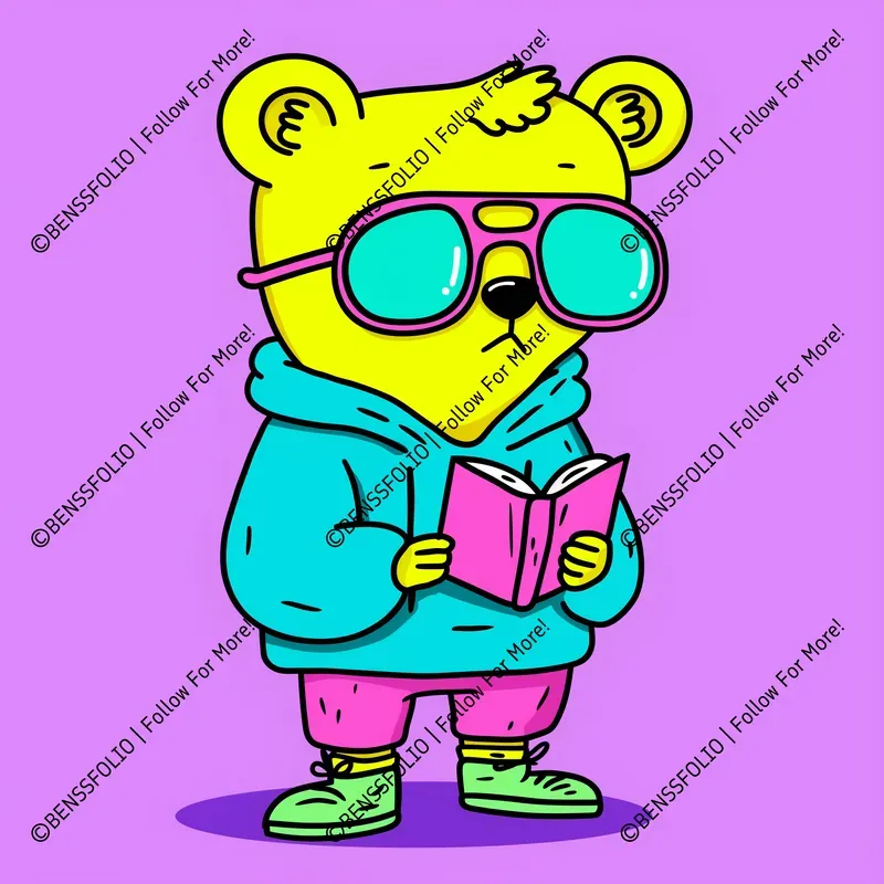 Retro Cartoon Animal Characters