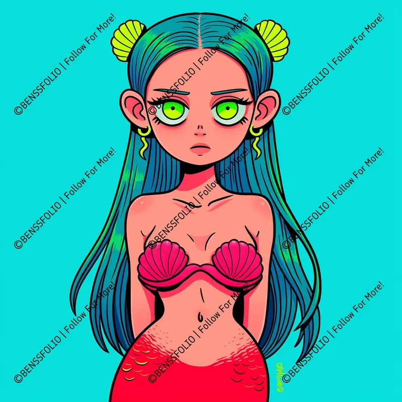 Cartoon Avatar NFT Illustrations